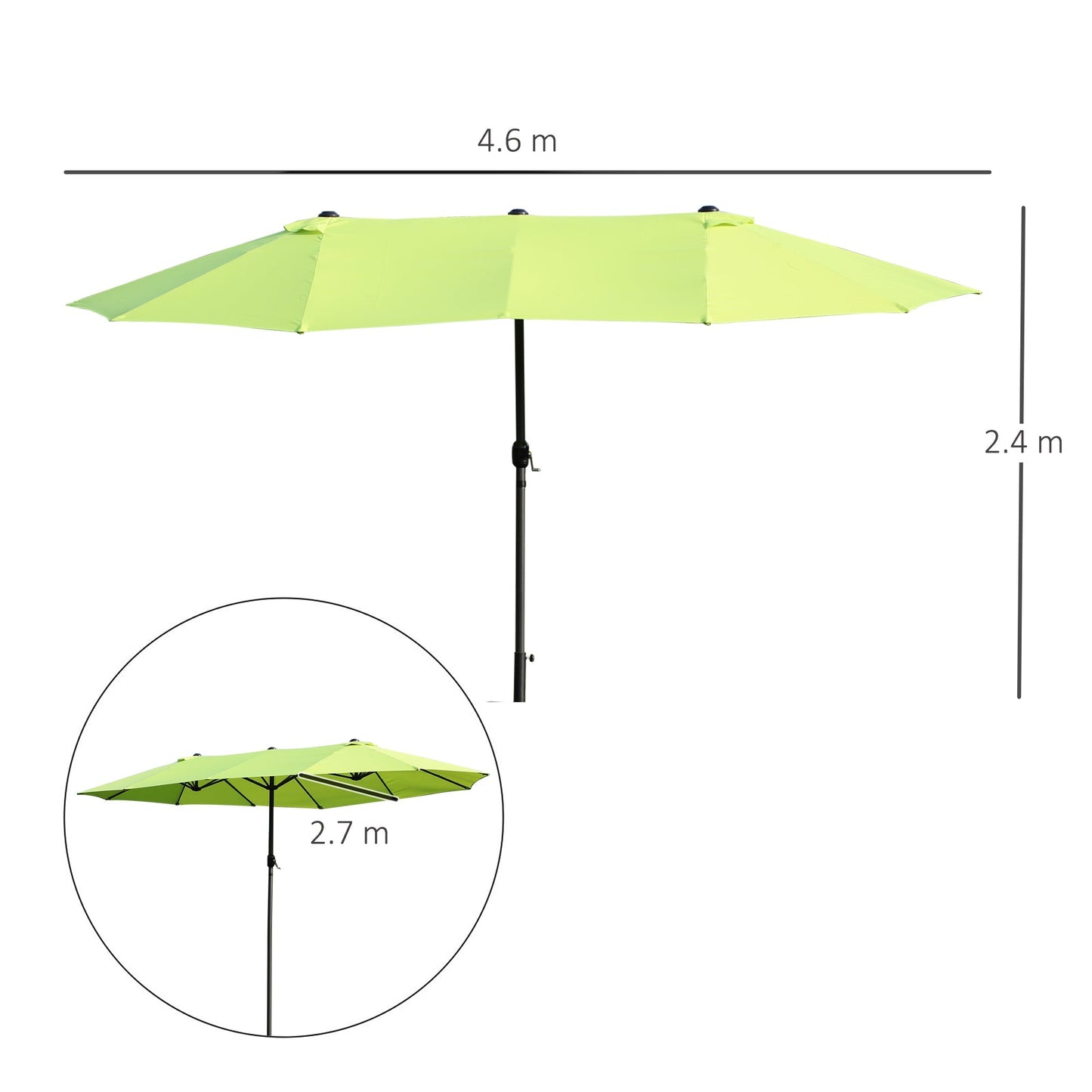 Double-side Umbrella Parasol