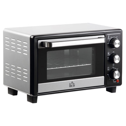 16L 230C Mini Oven With Timer Silver & Black