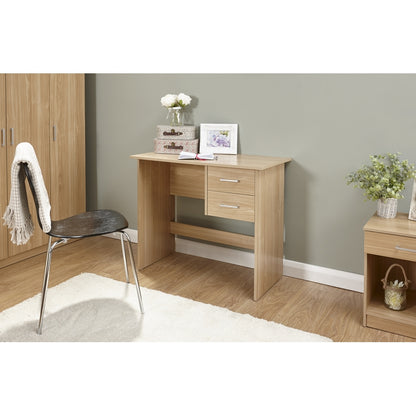 GFW Panama Desk Natural 2 Drawers