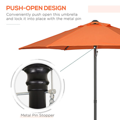 Outsunny 2m Patio Parasols Umbrellas