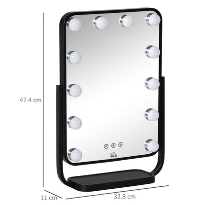 Hollywood Makeup Mirror with LED Lights