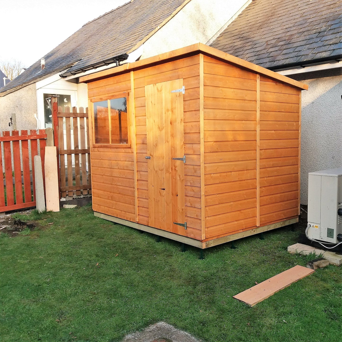 Shire Hampshire 7' 10" x 6' Pent Shed - Premium Dip Treated Shiplap