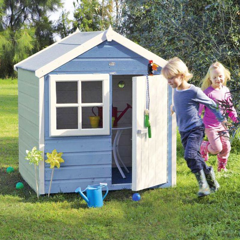 Shire Shire Playhut 4' x 4' 3" Apex Children's Playhouse - Premium Dip Treated Shiplap