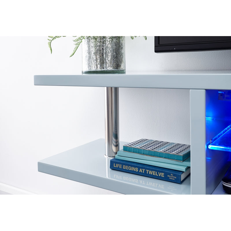 GFW Polar TV Unit Grey 1 Shelf