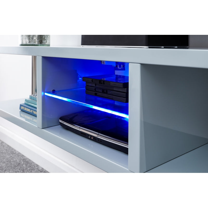 GFW Polar TV Unit Grey 1 Shelf