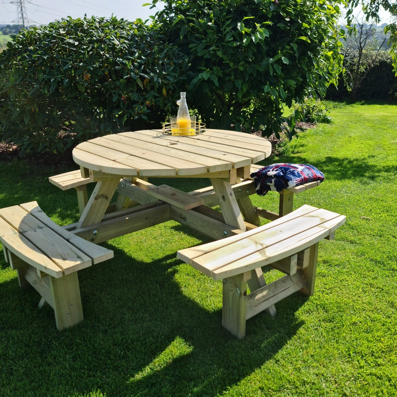 Croft Westwood Garden Picnic Table by Croft - 8 Seats