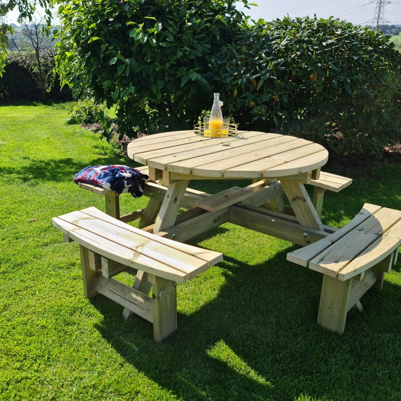 Croft Westwood Garden Picnic Table by Croft - 8 Seats