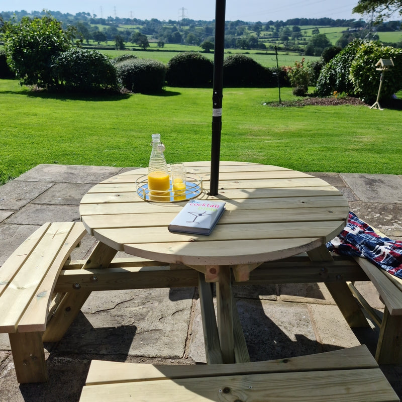 Croft Westwood Garden Picnic Table by Croft - 8 Seats