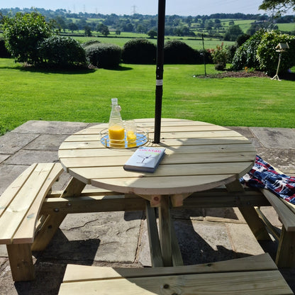 Croft Westwood Garden Picnic Table by Croft - 8 Seats