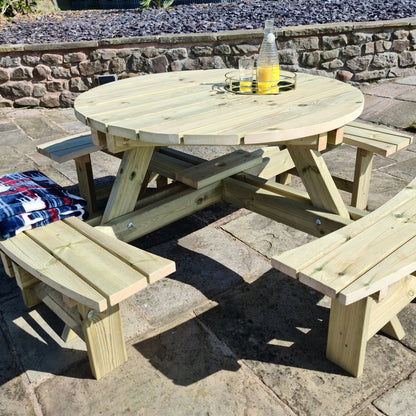 Croft Westwood Garden Picnic Table by Croft - 8 Seats