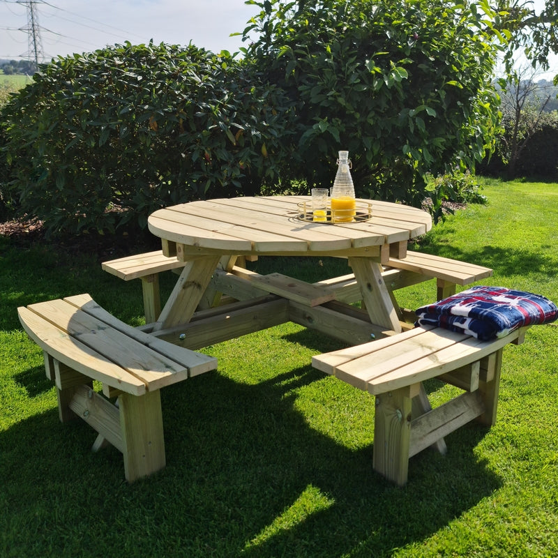 Croft Westwood Garden Picnic Table by Croft - 8 Seats