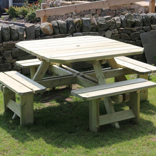 Croft Westwood Garden Picnic Table by Croft - 8 Seats