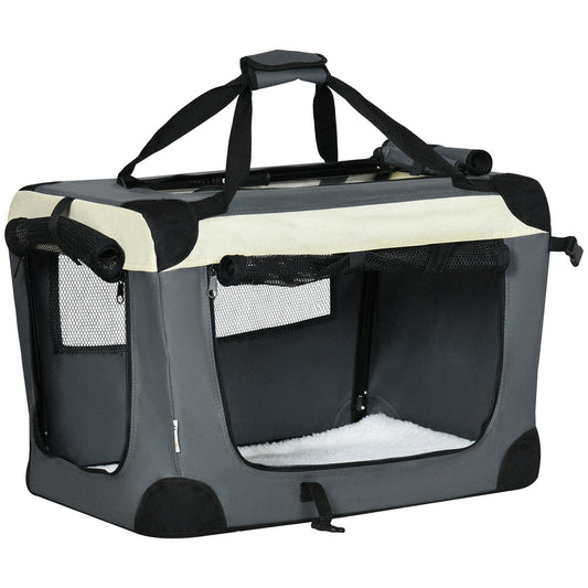 PawHut 60cm Foldable Pet Carrier