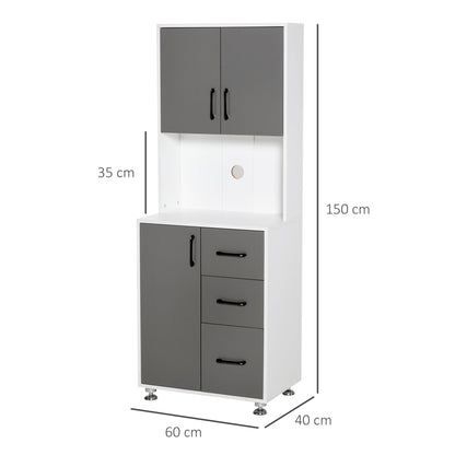 Modern Kitchen Cupboard with Storage Cabinets