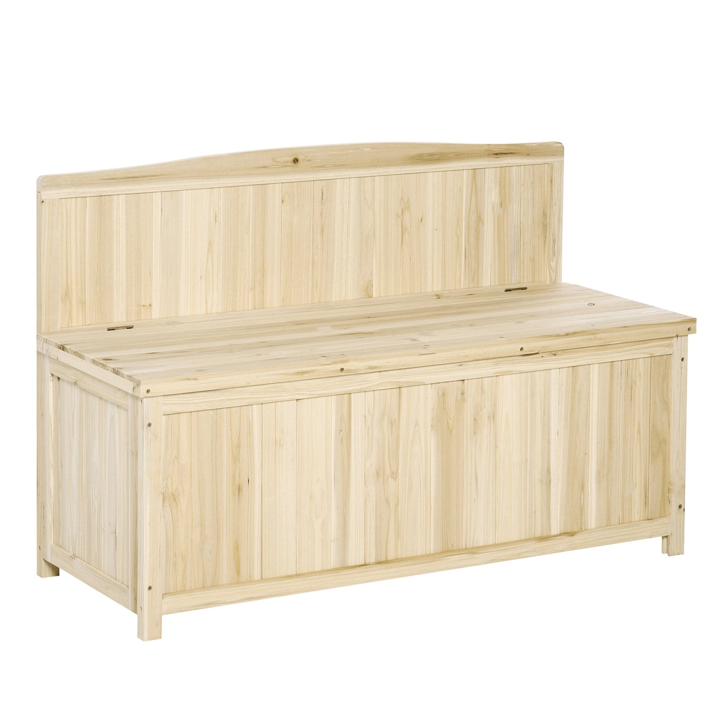 Wood Storage Bench for Patio Furniture