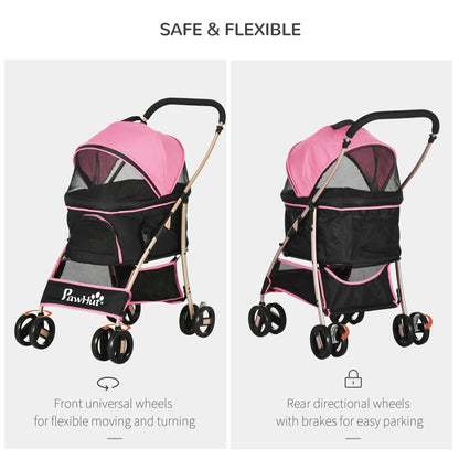 PawHut Detachable Pet Stroller