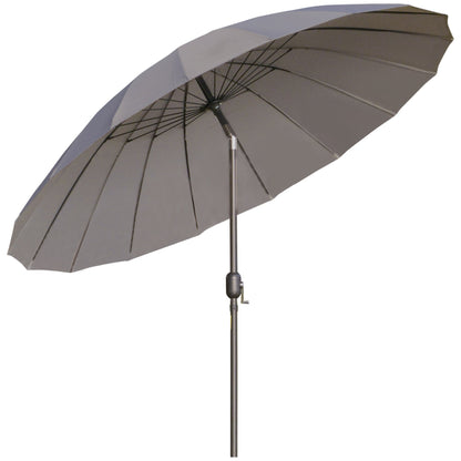 2.6m Shanghai Garden Parasol Umbrella with Crank & Tilt