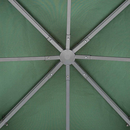 3M Gazebo Top Cover Double Tier Canopy Replacement Pavilion Roof Dark Green