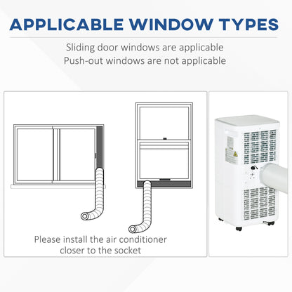 A Rated 10,000 BTU 4-In-1 Portable Dehumindifier With Remote & 24 Hour Timer