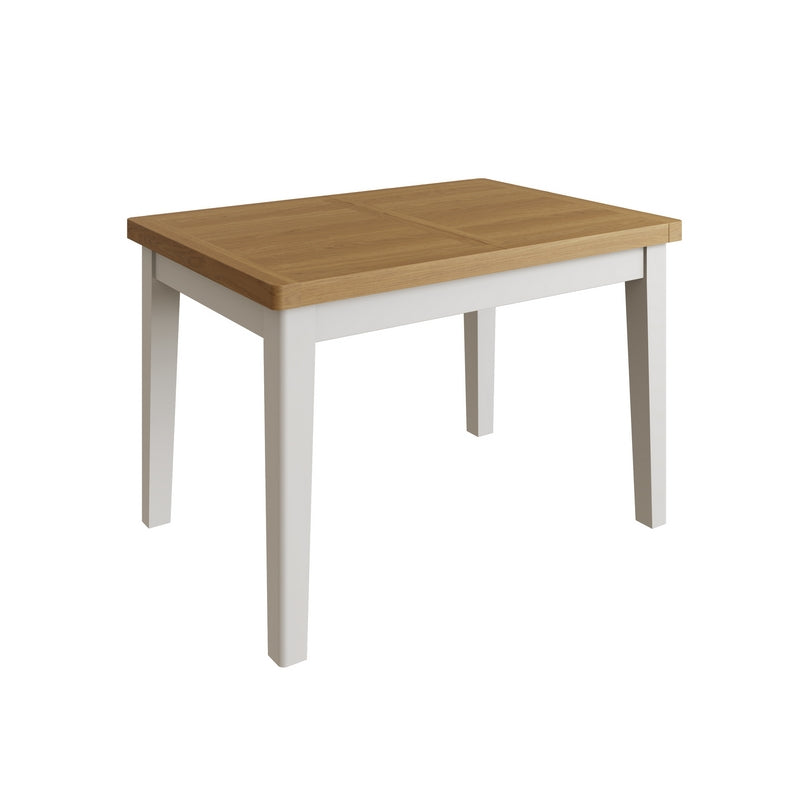 Essentials Westbridge Extending Dining table Oak Grey 120cm