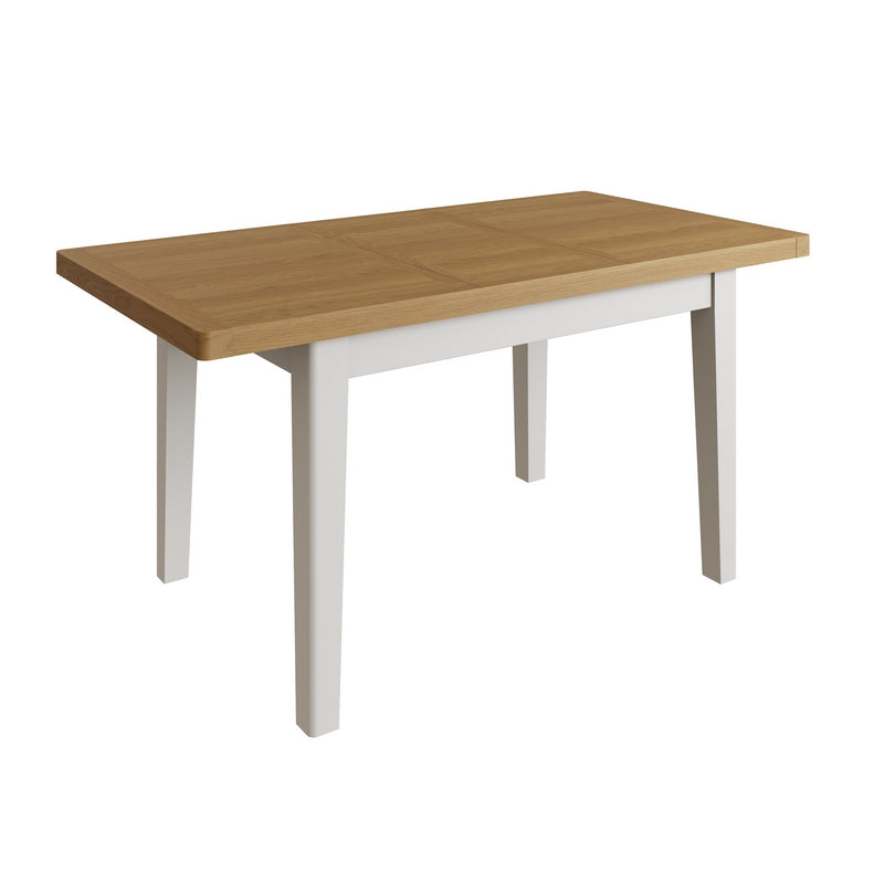 Essentials Westbridge Extending Dining table Oak Grey 120cm