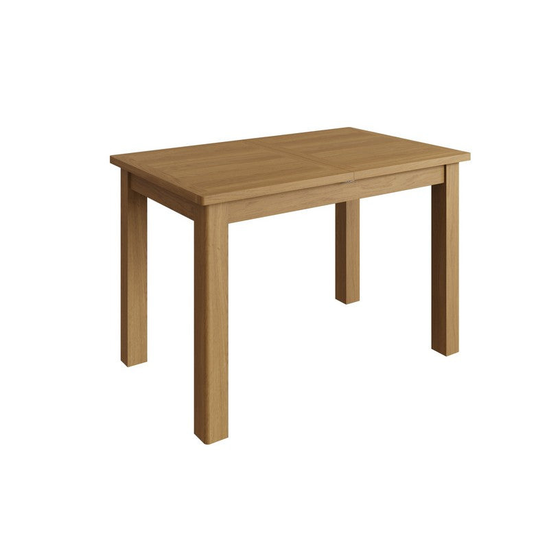 Anglian Furniture Rutland Extending Dining table Oak Natural 120cm