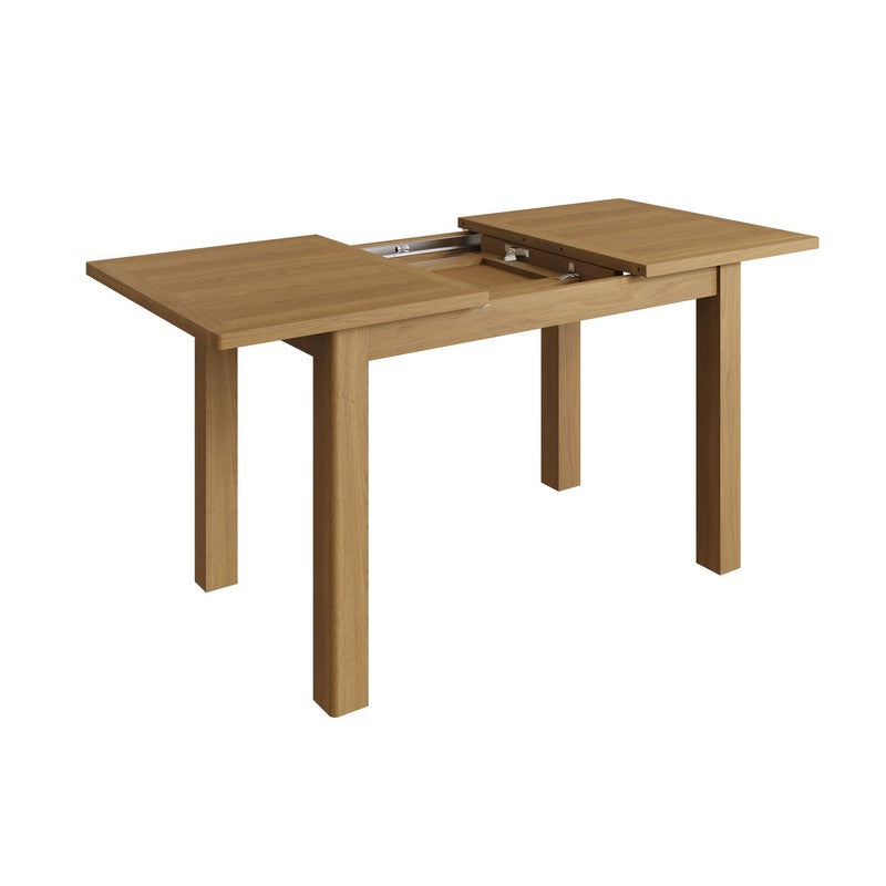 Anglian Furniture Rutland Extending Dining table Oak Natural 120cm