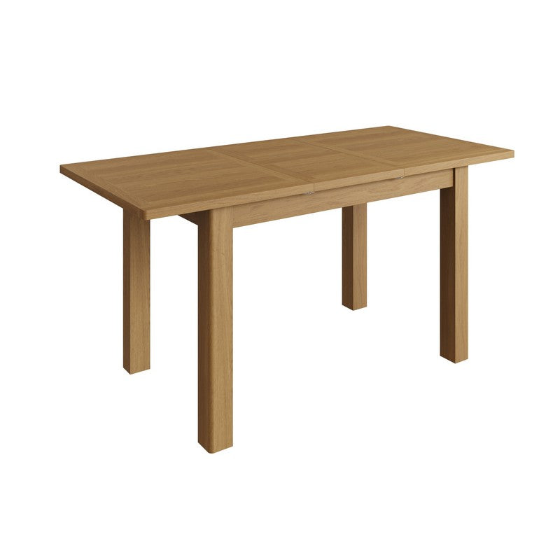 Anglian Furniture Rutland Extending Dining table Oak Natural 120cm