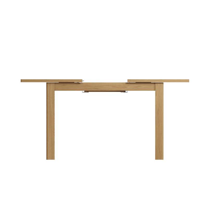 Anglian Furniture Rutland Extending Dining table Oak Natural 120cm