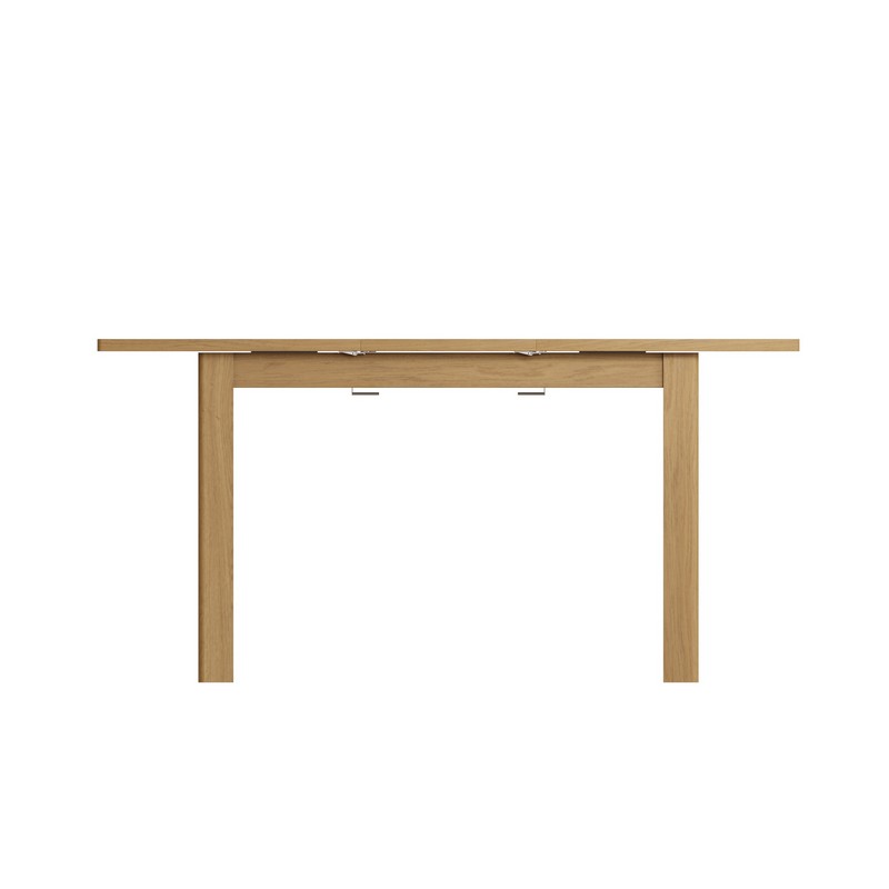 Anglian Furniture Rutland Extending Dining table Oak Natural 120cm