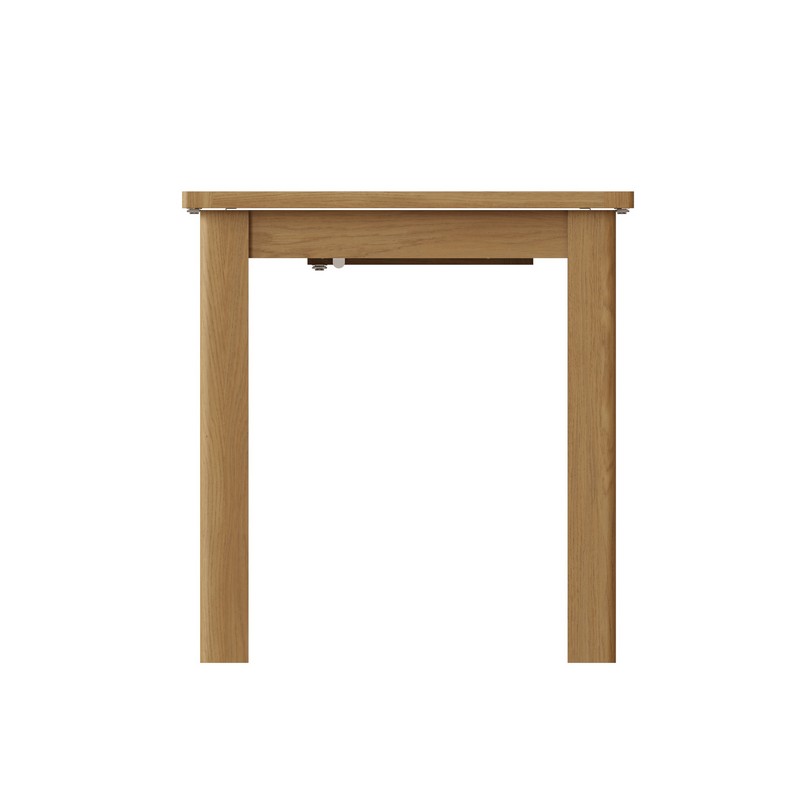 Anglian Furniture Rutland Extending Dining table Oak Natural 120cm