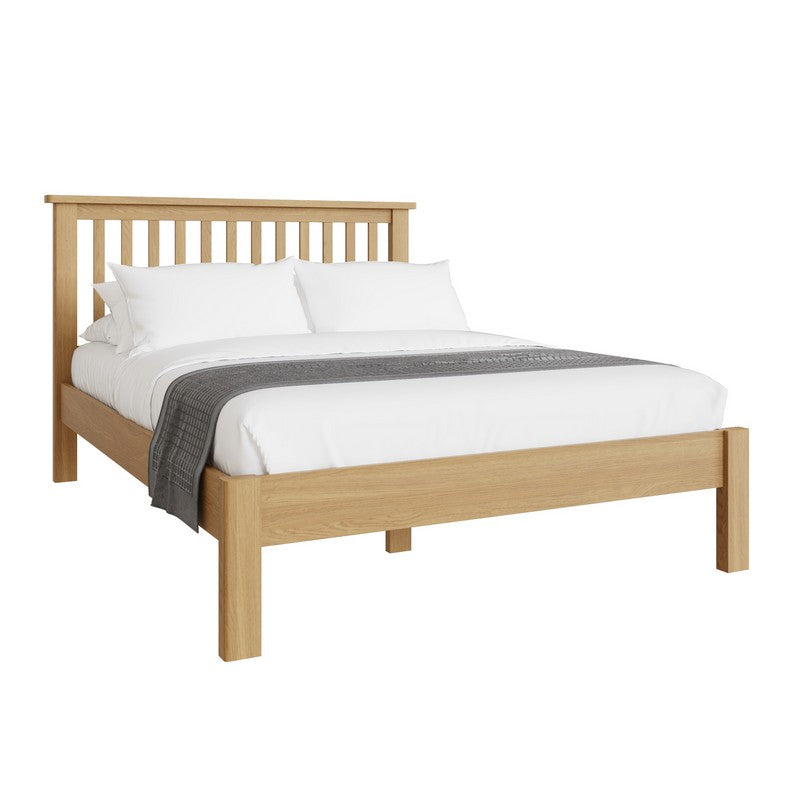 Rutland Double Bed Oak Natural 5 x 7ft