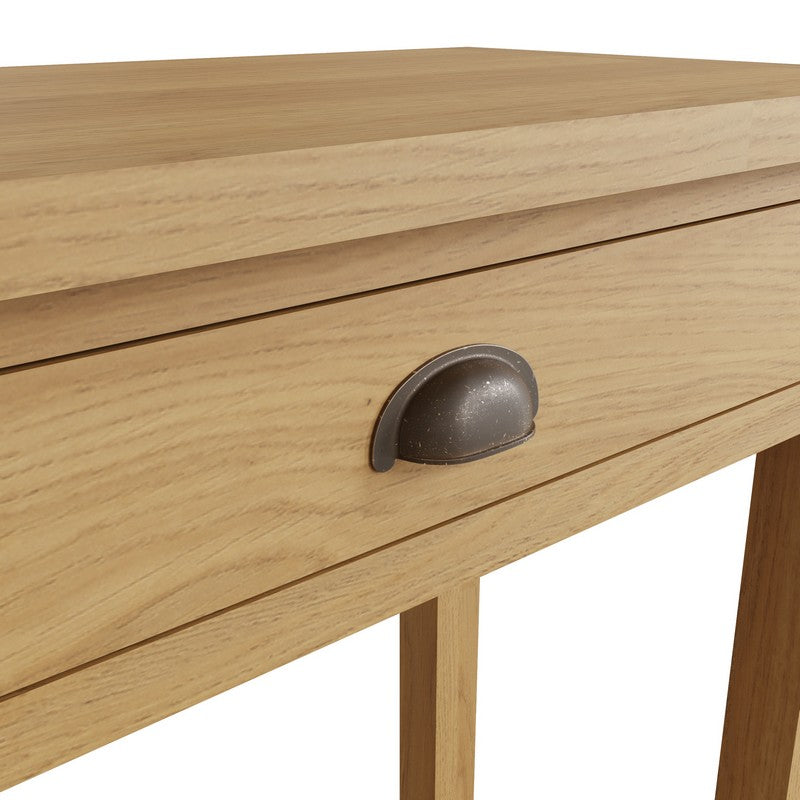 Rutland Dressing Table Oak Natural 1 Drawer