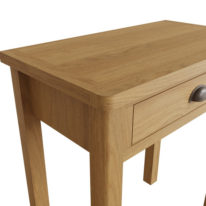 Rutland Dressing Table Oak Natural 1 Drawer