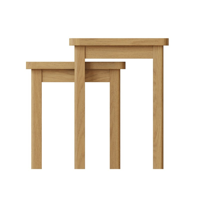 Rutland Nest of 2 Tables Oak Natural