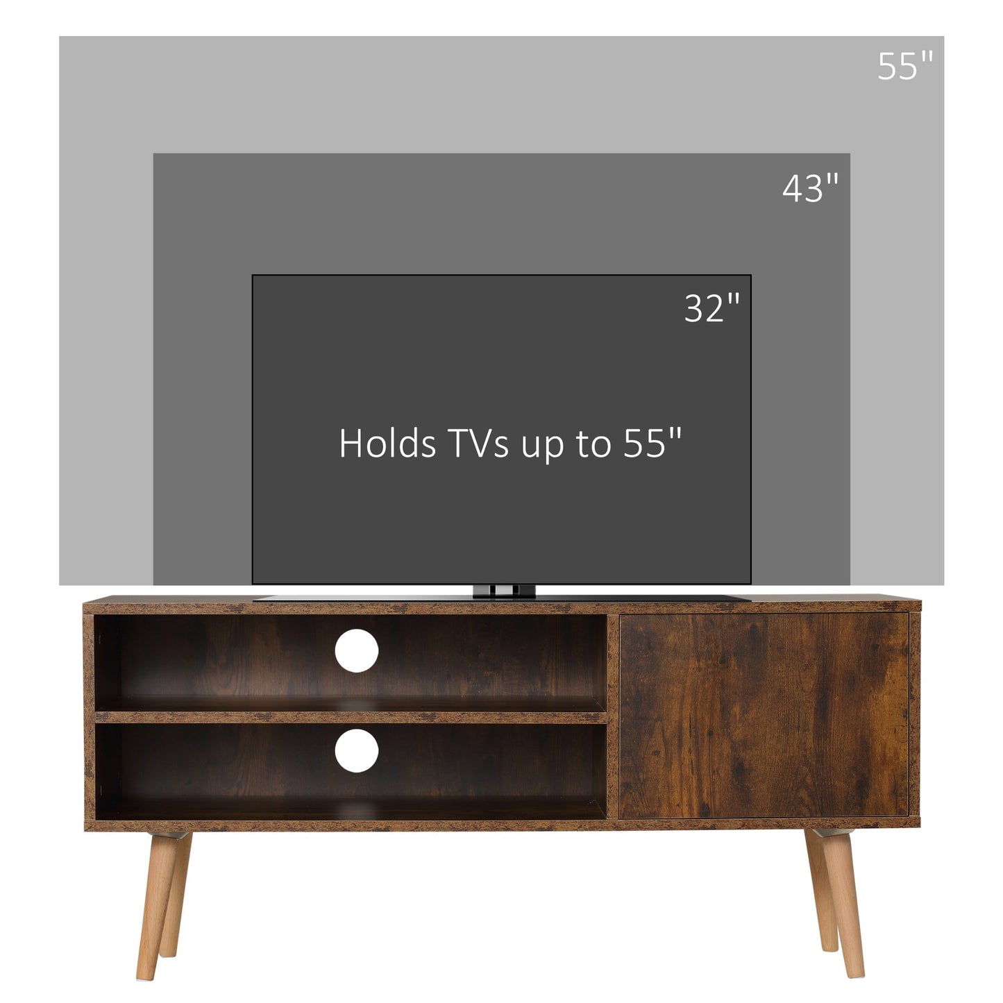 Wood-Effect TV Cabinet