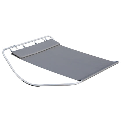 Rocking Swing Relaxing Day Bed Outdoor Double Sun Lounger Hammock - Grey