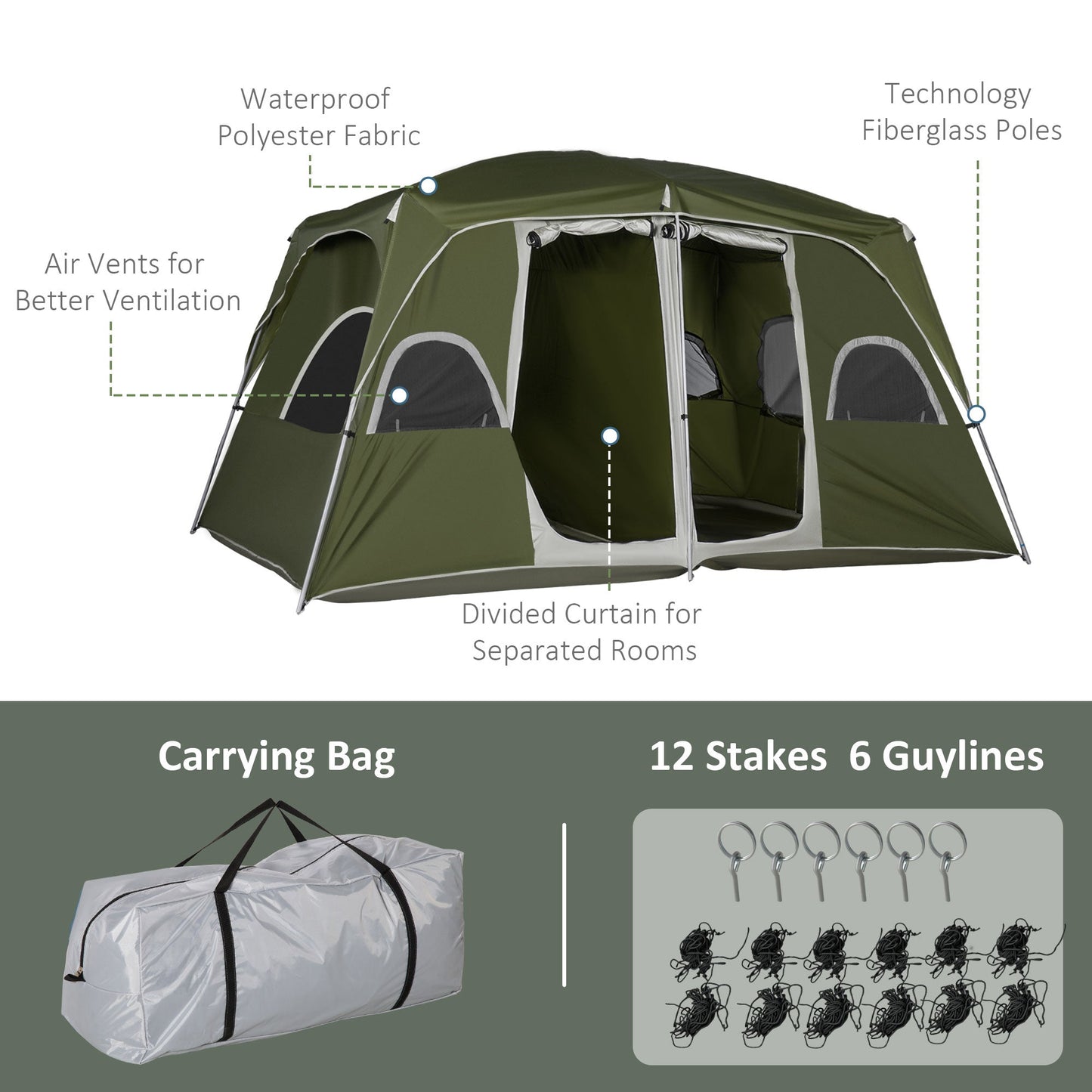 Outsunny Camping Tent