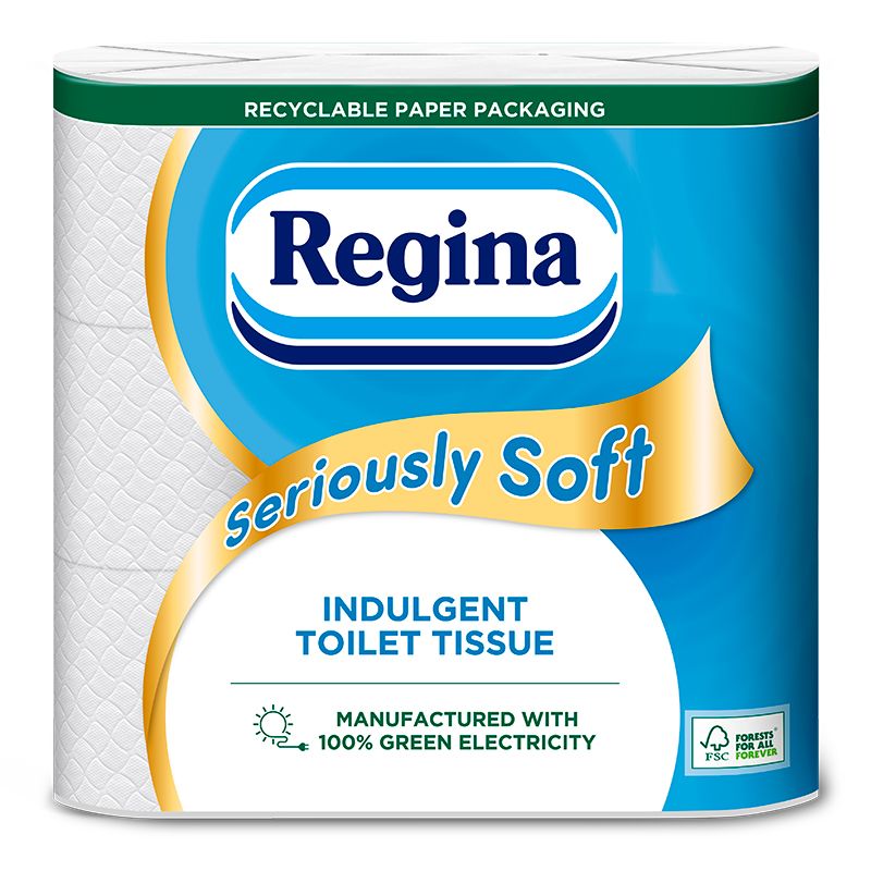 Regina 9 Pack Seriously Soft White 3 Ply Toilet Tissue