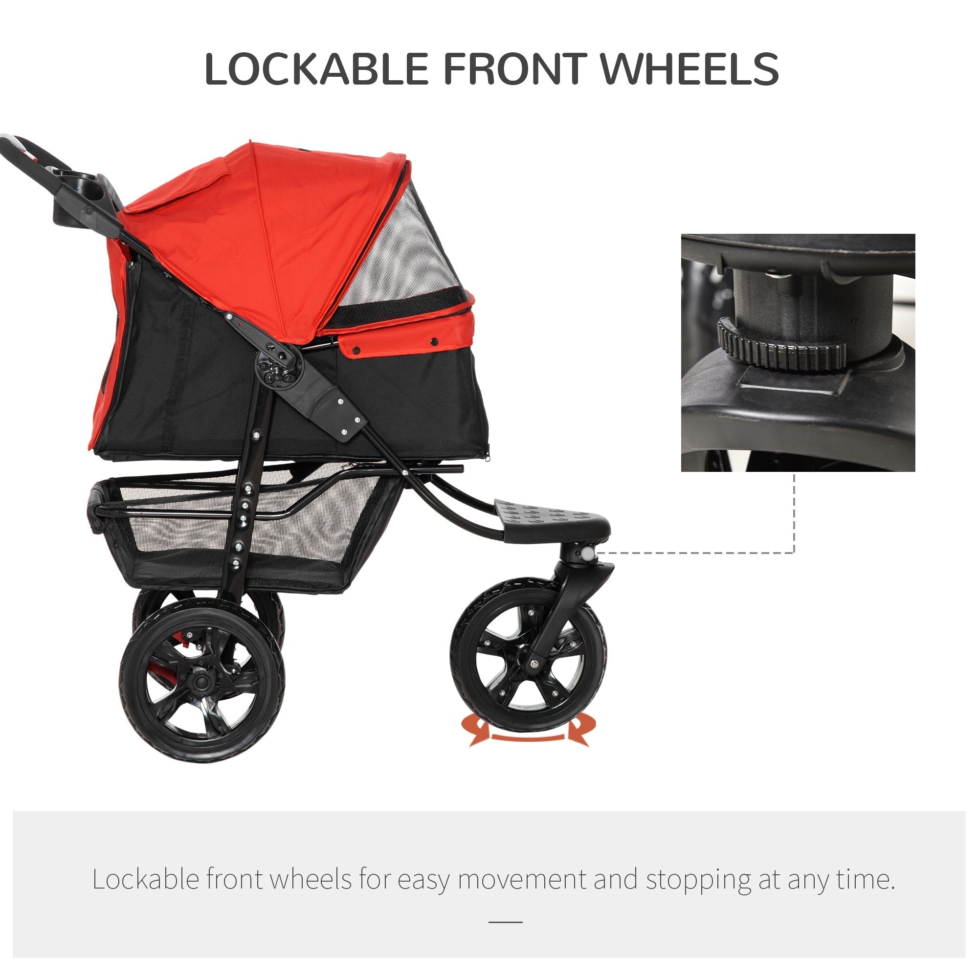 Paws and pals 3 wheel stroller online