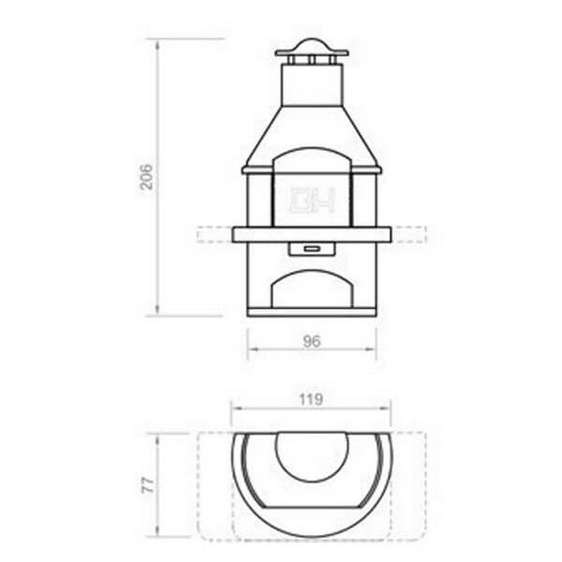 Movelar Masonry Garden Outdoor Oven by Movelar