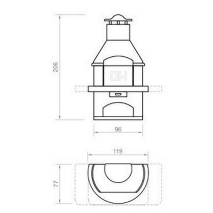 Movelar Masonry Garden Outdoor Oven by Movelar