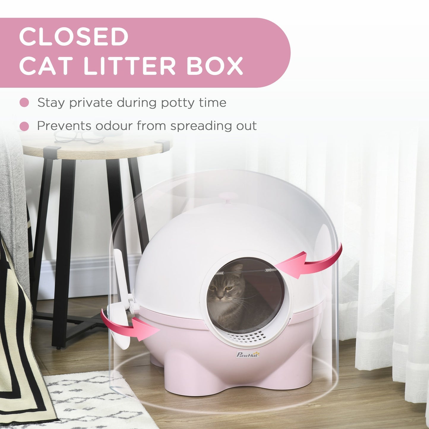 PawHut Large Cat Litter Box