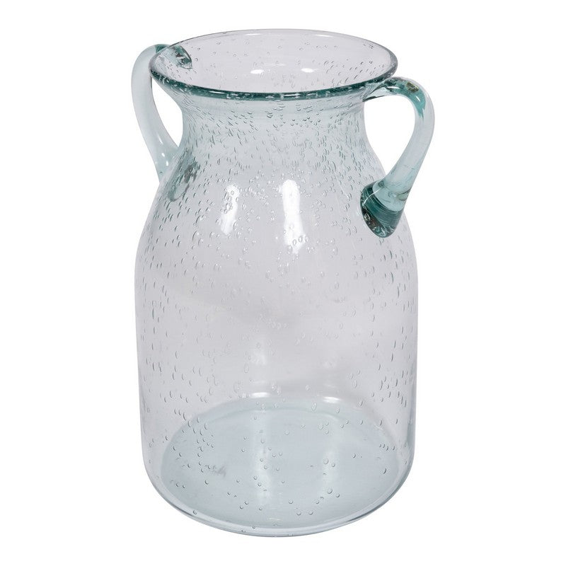 Scarthingwell Vase Glass with Bubble Pattern - 25cm