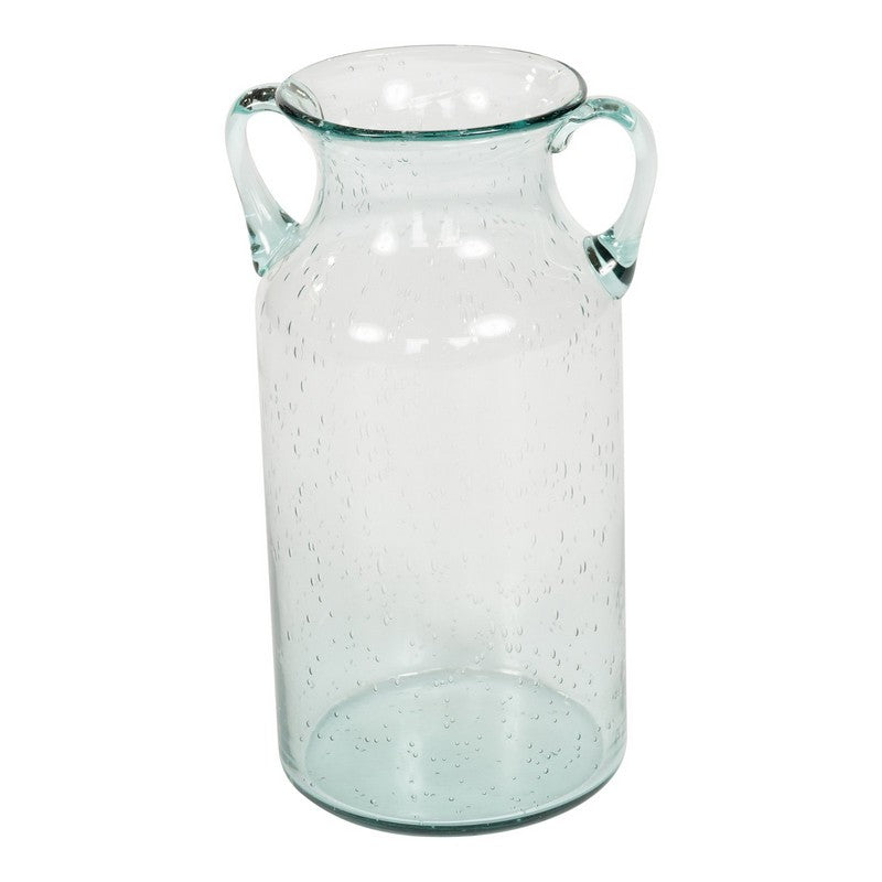 Scarthingwell Vase Glass with Bubble Pattern - 25cm