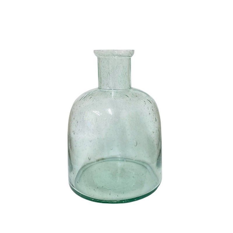 Scarthingwell Vase Glass with Bubble Pattern - 20cm