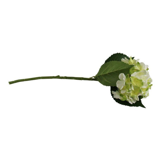 Scarthingwell Hydrangea Artificial Flower Green & White - 49cm