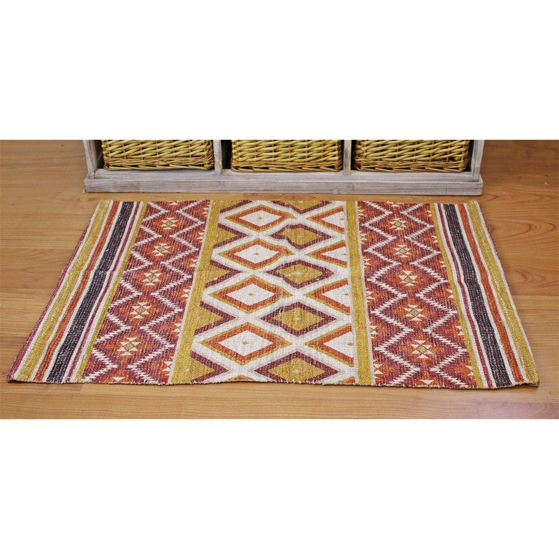 Scarthingwell Kasbah Rug Cotton with Moroccan Pattern - 90cm