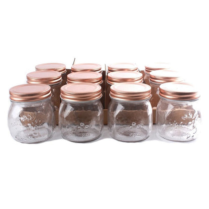 Geko Glass Jar Twist Lid 300ml - Clear