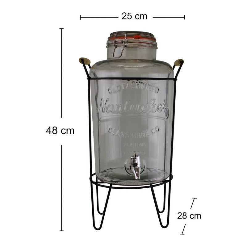 Scarthingwell Juice Dispenser Glass & Metal - 48cm